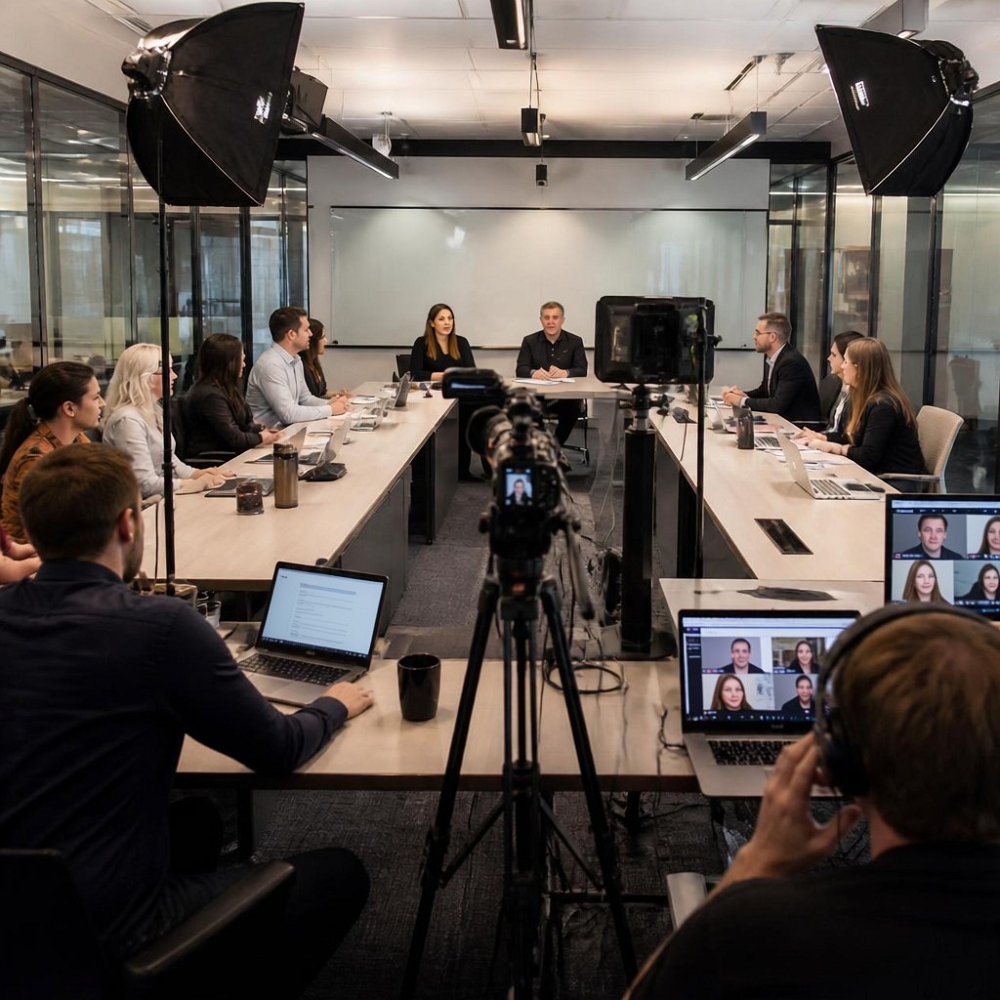 Webinar-Meetingsraum