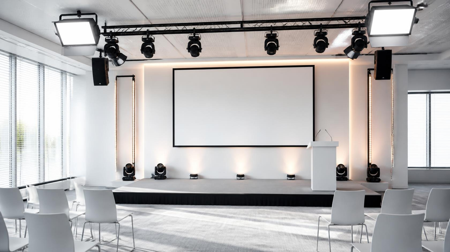 Lichttechnik-Konferenzraum